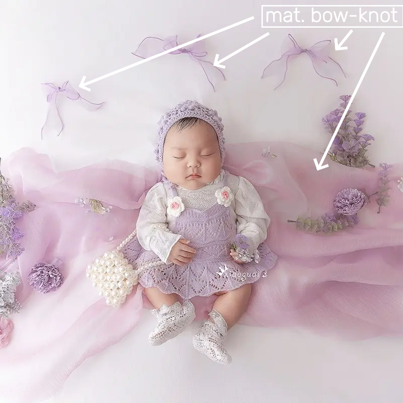 Mat. Bow-knot 3pcs